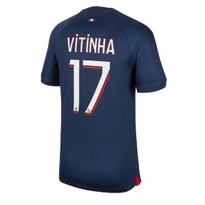 Maillot de foot Paris Saint-Germain Vitinha Ferreira #17 Domicile 2023-24 Manches Courte
